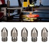 5Pcs 3D Printer Nozzle Set for MK8 1.75mm Consumables 0.2‑1.0mm