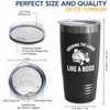 Lawn Mower Black Edition Tumbler 20oz - lawn like a