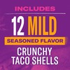 Taco Bell Mild Seasoned Flavor Crunchy Taco Shells, 12 ct,