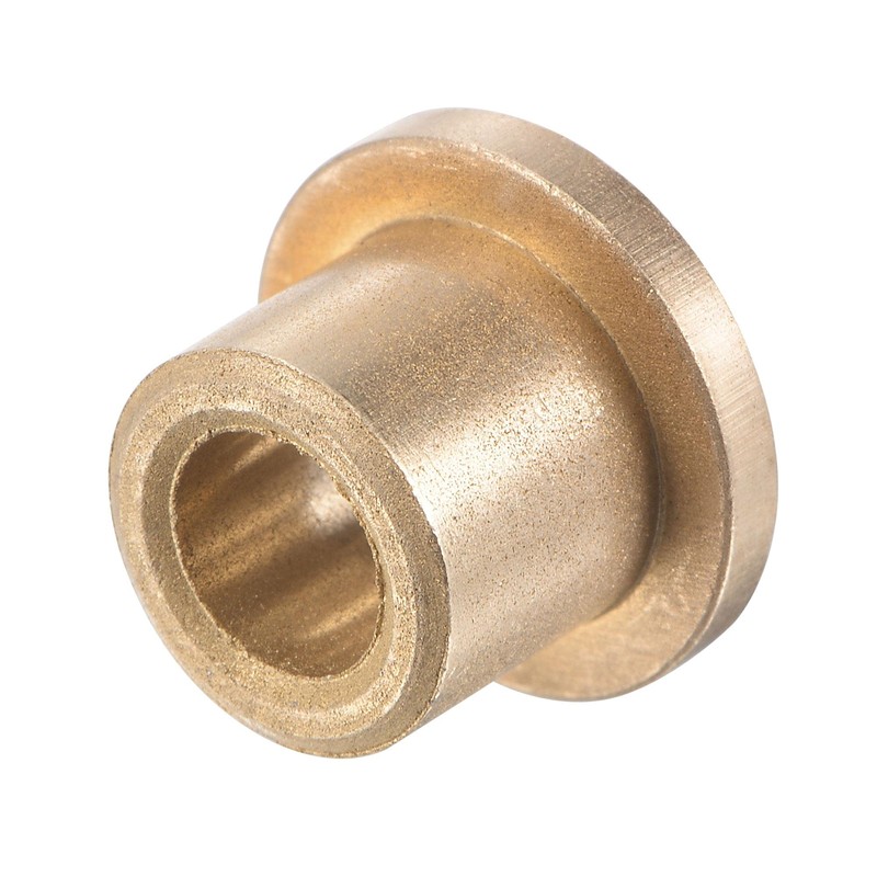 sourcing map Flange Sleeve Bearings 6mm Bore 10mm OD 10mm