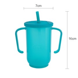 lvifloae Adult Sippy Cup, Drinking Cup for Elderly, Leakproof Drinking Cup with Straw for Adults, Hospital Disabled, Disabled Patient, Disabled, Disabled,