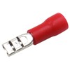 Baomain 0.11" Red Female Insulated Spade Wire Connector Electrical Crimp