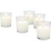 Stonebriar 12 Hour Long Burning Unscented Wax Filled Votive Holders,