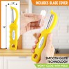 Spring Chef Premium Yellow Swivel Vegetable Peeler for Kitchen, Stainless