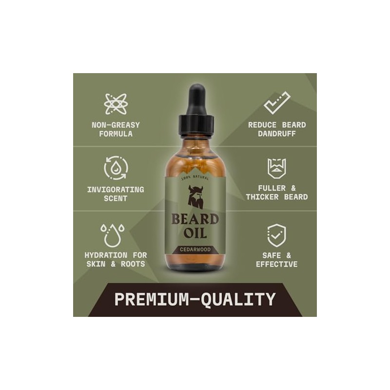 Striking Viking Aceite Para Barba - Aroma A Madera De