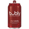 bubly Sparkling Water, Cherry, 12 ounce Cans (Pack of 8)