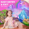 W&O Enchanted Aerodome with LED Lights - Inflatable Princess Castle