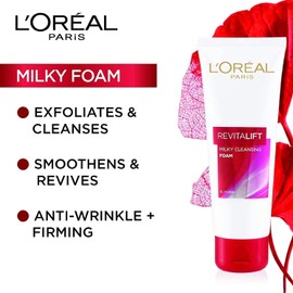 L'Oreal Paris Revitalift Filler HA+ Milky Cleanser, 110g