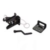 Spring Loaded Gate Latch with Cable and Ring - Powder