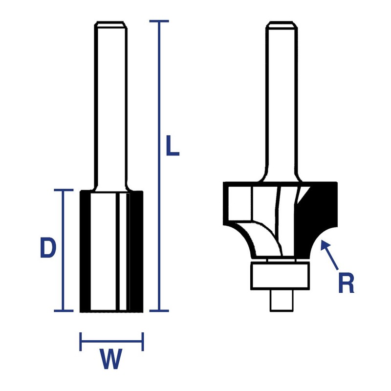 IVY Classic 10973 1/4 to 1/2-Inch Router Collet Adapter, 1/Pouch