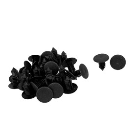 A ABSOPRO 9mm x 8mm Hole Fender Fir Tree Clips Rivets Retainer (Set of 30)