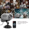Snowflake Projection Light Waterproof Remote Control Light 100‑240V Lighting Supplies