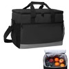HTRTRR Insulated Cooler Bag, 30L Waterproof Leak-Proof Lunch Tote, Keep