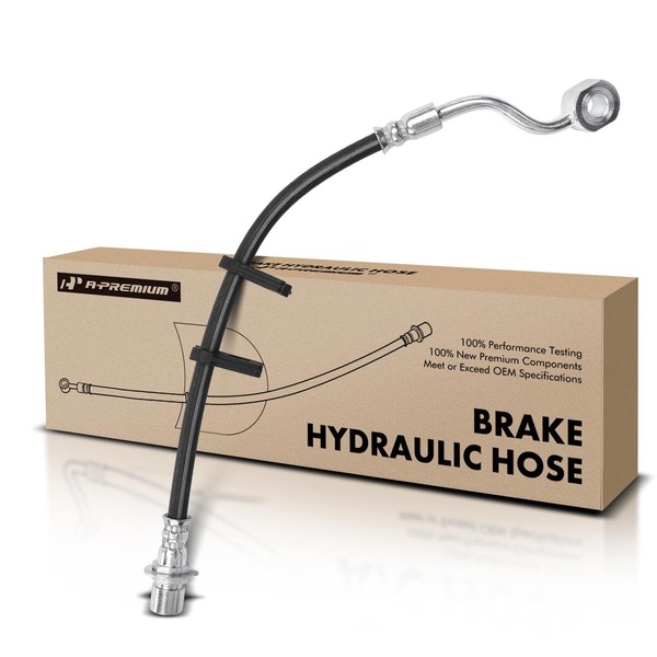 A-Premium Front Driver Outer Brake Hydraulic Hose Compatible with Select