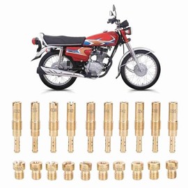Carburettor Nozzles, Carburettor Nozzle Main Nozzle Set Set, 20 Pieces Motorcycle Carburettor Main Jet Kit Carburettor Slow Jets for PWK CVK PE OKO CVK Carb Scooter Gear Moped