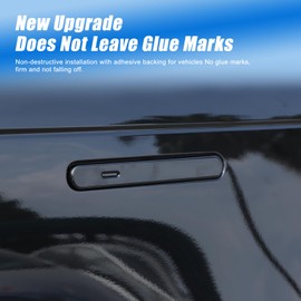 HIRUFAIT Exterior Door Handle Cover Trim Compatible with Land Rover Range Rover Sport/Vogue 2023 2024 Accessories, ABS Car Outside Door Handle Protective Cover 4Pcs (Glossy Black)