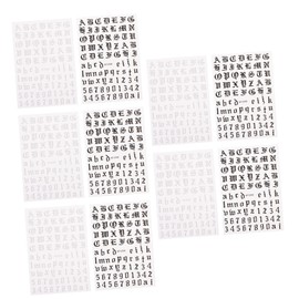 Beavorty 5sets Creative Geometric Nail Art Stickers for Diy Manicure Fashion Decals for Natural and Artificial Nails Safe Material for Women and Girls Decoration