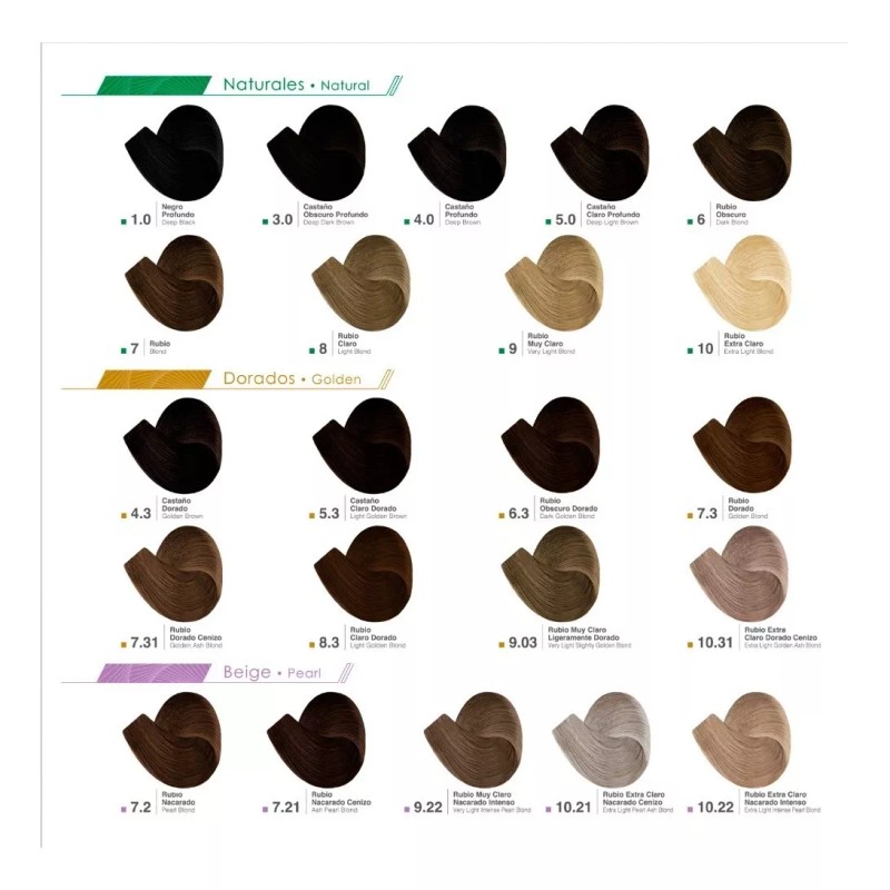 Colortech 10 Tinte Profesional Cabello Tono Elegir Tubo 90g