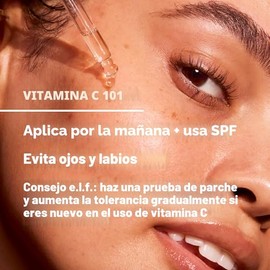 e.l.f. SKIN Bright Icon Vitamina C + E + suero ferúlico, suero facial iluminador y calmante, ayuda a un tono uniforme de la piel, vegano y libre de cr