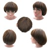 Afro Girls Cosplay Mushroom Wig Short Haircut With Bangs Bob