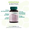 PRONAT Keratina Biotina 60 Cápsulas Suplemento Alimenticio Fórmula con Queratina,