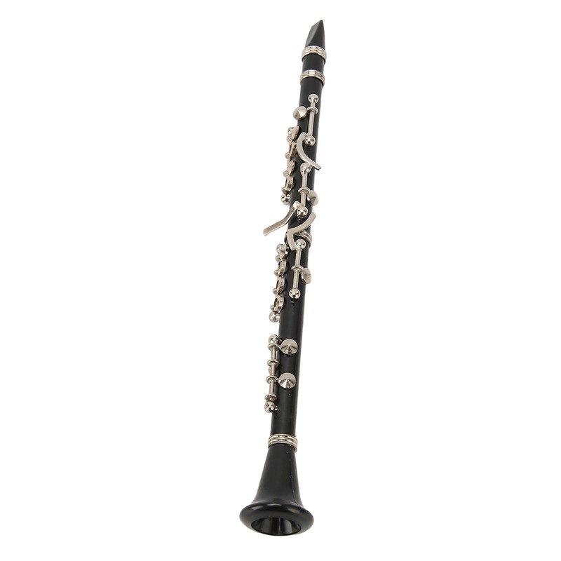 Miniature Clarinet Replica with Stand and Case Musical Instrument Model