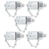 5Pcs Hydraulic Testing Adapter Thread Test Coupling Connectors Pressure Measuring