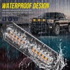 1PC Pack, Amber Led Grille Lights for Trucks, 12 Amber