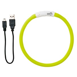 ペティオ (Petio) 首輪 ナイトウォーカー フラッシュリング イエロー 犬用