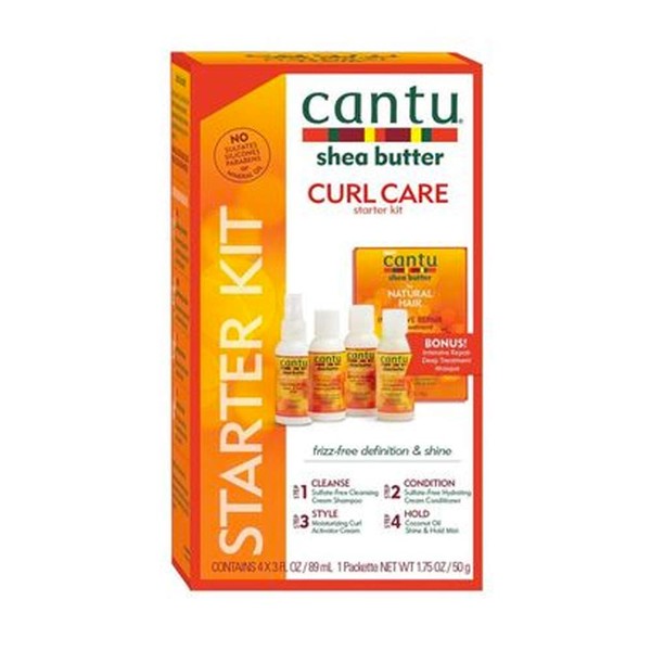 Cantu Cantu Shea Butter Natural Hair Curl Care 4-Piece Kit