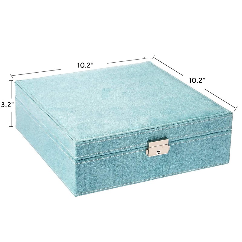 KLOUD City Two-Layer Jewelry Box Organizer Display Storage case with