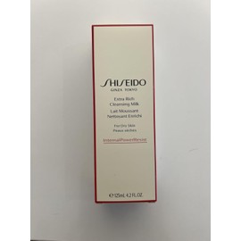 Shiseido Extra Rich Cleansing Milk - 125 mL - Gentle Cleanser for Hydrated, Moisturized Skin - Gentle & Soap Free - For Dry, Very Dry & Sensitive Skin