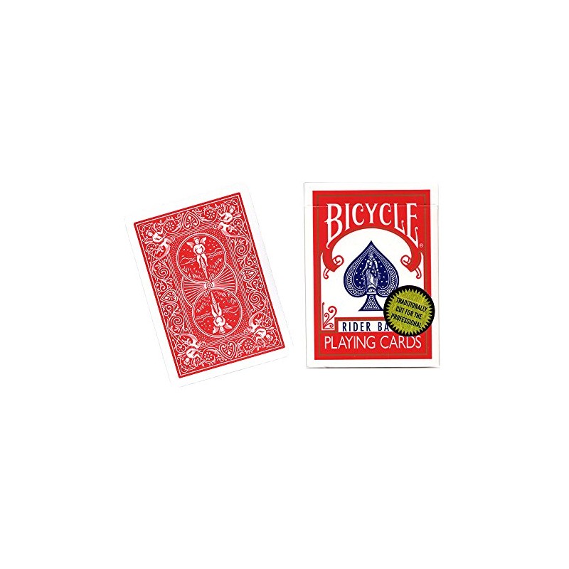 MMS Bicycle Playing Cards (Gold Standard) - RED BACK by