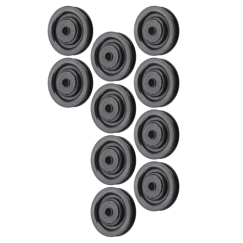 10Pcs Universal Pulley Wheel Fitness Hoisting Equipment Accessories Nylon Bearing