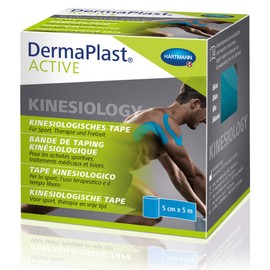 DERMAPLAST Active Kinesiology Tape 5 cm x 5 m Blue Pack of 1