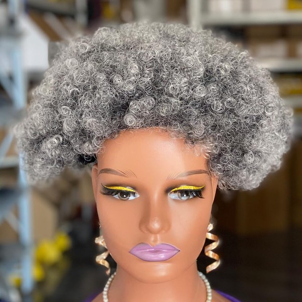 mybobwig Big Afro Puff Drawstring Ponytail Extensions for Black Women