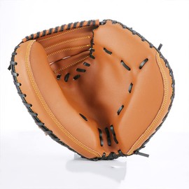 LIZHOUMIL Left Hand Baseball Mitt Gloves 12.5" Baseball Catcher's Mitt Artificial Leather Material Left Hand Gloves for Youth Adult Beginner