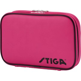 STIGA 1419197081 Table Tennis Racket Case, Classic Double Racket Case, Pink