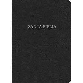Biblia Reina Valera 1960 Compacta. Letra Grande negro, piel fabricada / Compact Bible RVR 1960 Large Print Black, Bonded Leather (Spanish Edition)
