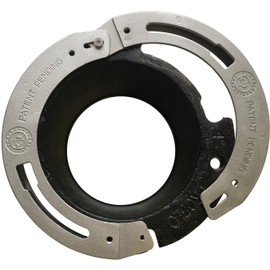 Toilet Flange Repair Kit - Works on 3" or 4" Cast Iron, PVC or ABS Toilet Flanges with Broken Bolt Rails