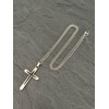 Generico Cross Necklace Men Women Stainless Steel Chain with Cross