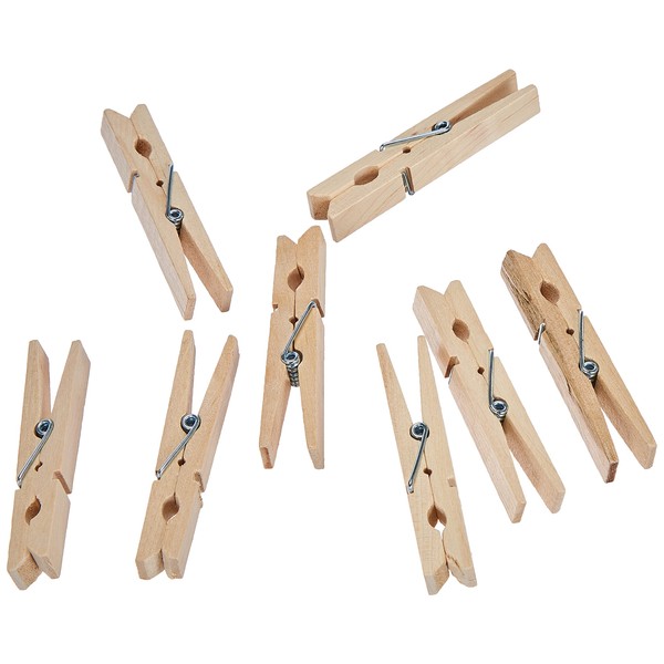 Rayher pince à  linge en bois  pince à  linge en un lot de 100  pince à  linge bois idéal pour vos activités de loisirs créatifs & scrapbooking  bois