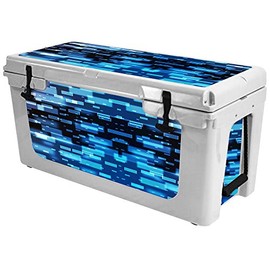 MightySkins (Cooler Not Included) Skin Compatible with RTIC 65 Cooler (2017 Model) - Space Blocks | Protective, Durable, and Unique Vinyl Decal wrap Cover | Easy to Apply | Made in The USA
