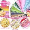 Cotton Fabric Printed Square Patchwork Fabrics for Sewing Quilting Crafting