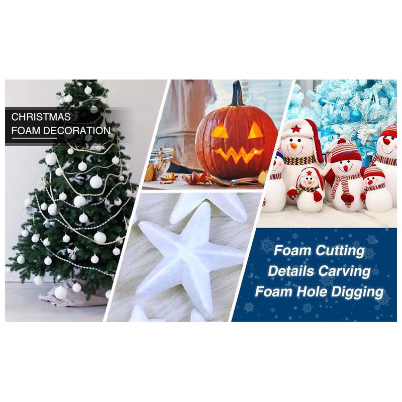 9Pcs Electric Foam Cutter Fast Heating Clean Smoothly Cutting Hot
