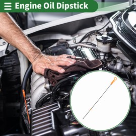 X AUTOHAUX Oil Dipstick Oil Level Dip Stick No.038115611B for Volkswagen Golf 4 1.9Tdi 2.0Tdi 1997-2003 – Precisely Engineered Fluid Level Gauge Yellow 1 Pcs