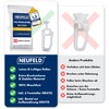 NEUFELD® 120 curtain gliders for inner rails (including 6 locks),