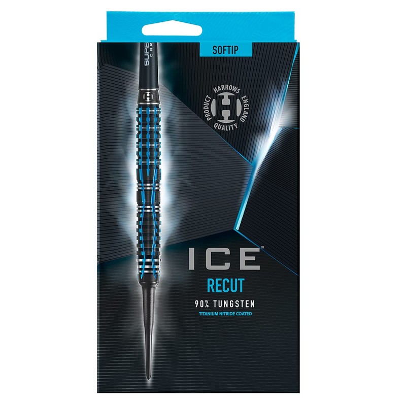 Harrows Darts Ice Recut 90% Tungsten Soft Darts 21g