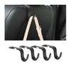 Zpana Car Seat Headrest Hook, 4PCS Vehicle Seat Back Hanger