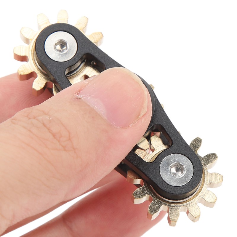Gears Linkage Rotating Toy Kid Adult Metal ADHD Anxiety Stress